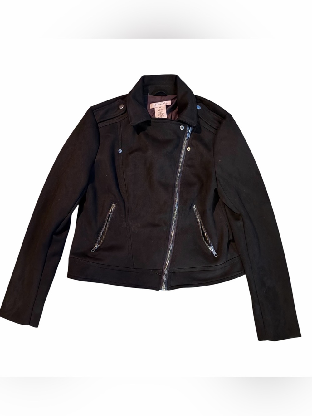Philosophy Faux Leather Moto Jacket